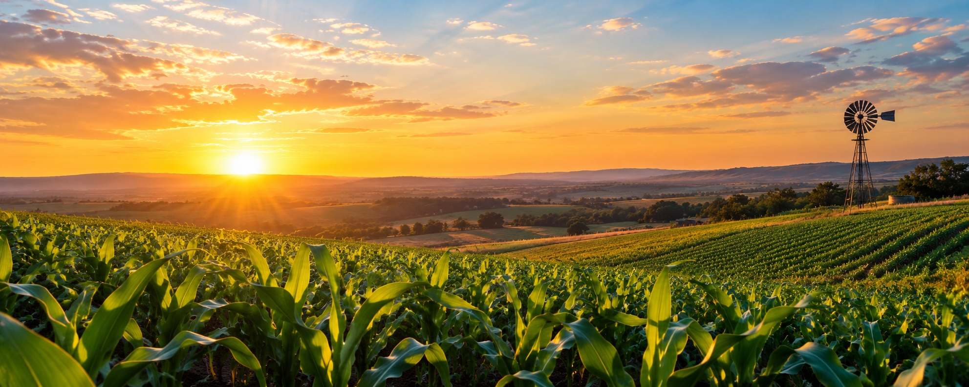 Bloemfontein cornfields